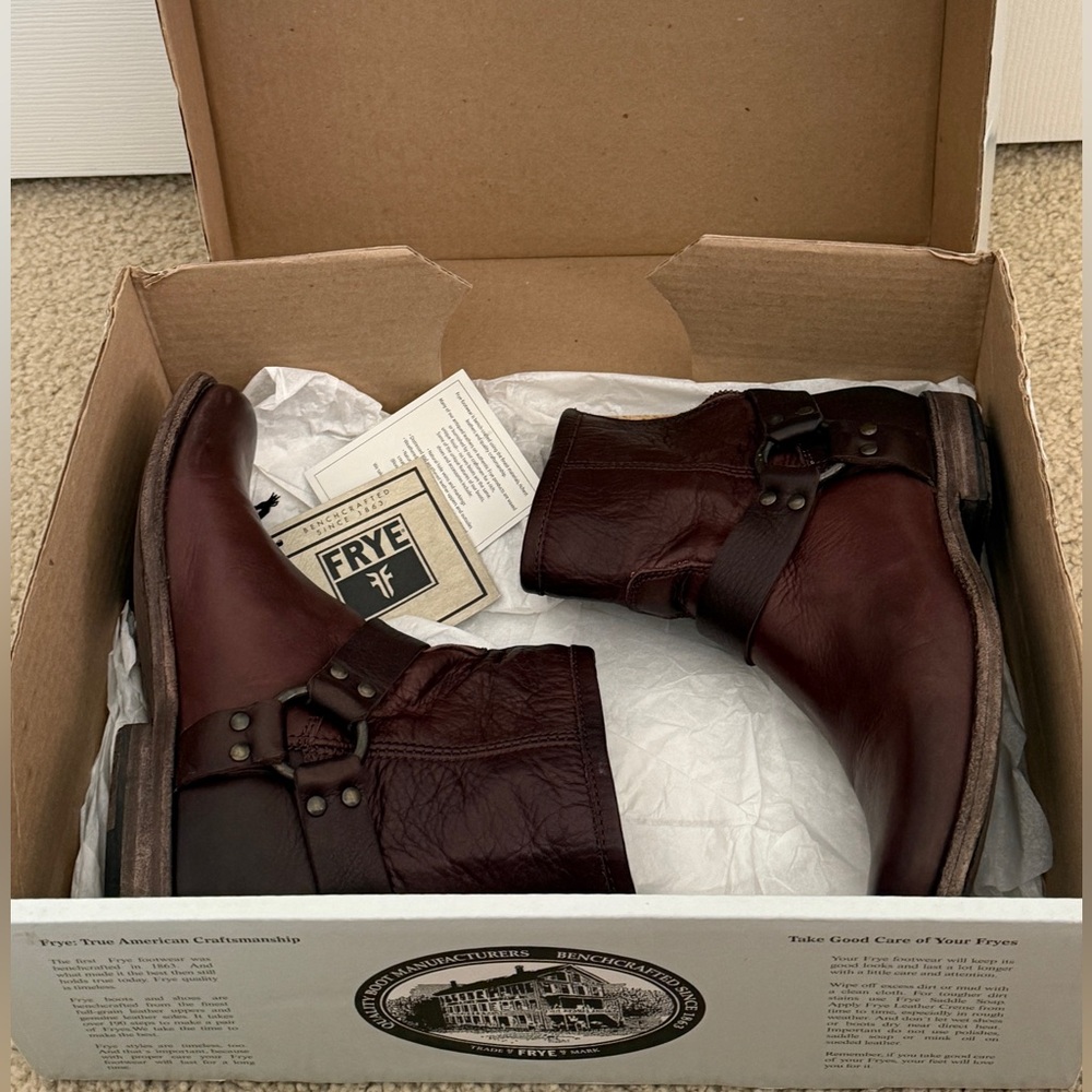 Women’s FRYE Phillip Harness Short Boots - Picture 2 of 9